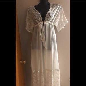 Maxi floor length cover-up